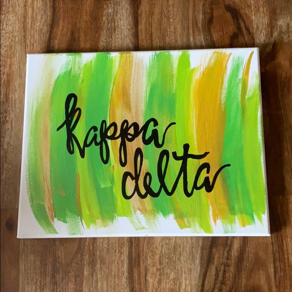 Kappa Delta Sorority Canvas 🐚💚